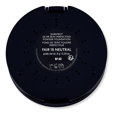 Bareminerals Bareminerals BarePro 24HR Skin-Perfecting Powder Foundation 0.28 oz 8 g Fair 15 Neutral Tinted Moisturizers & Foundations 