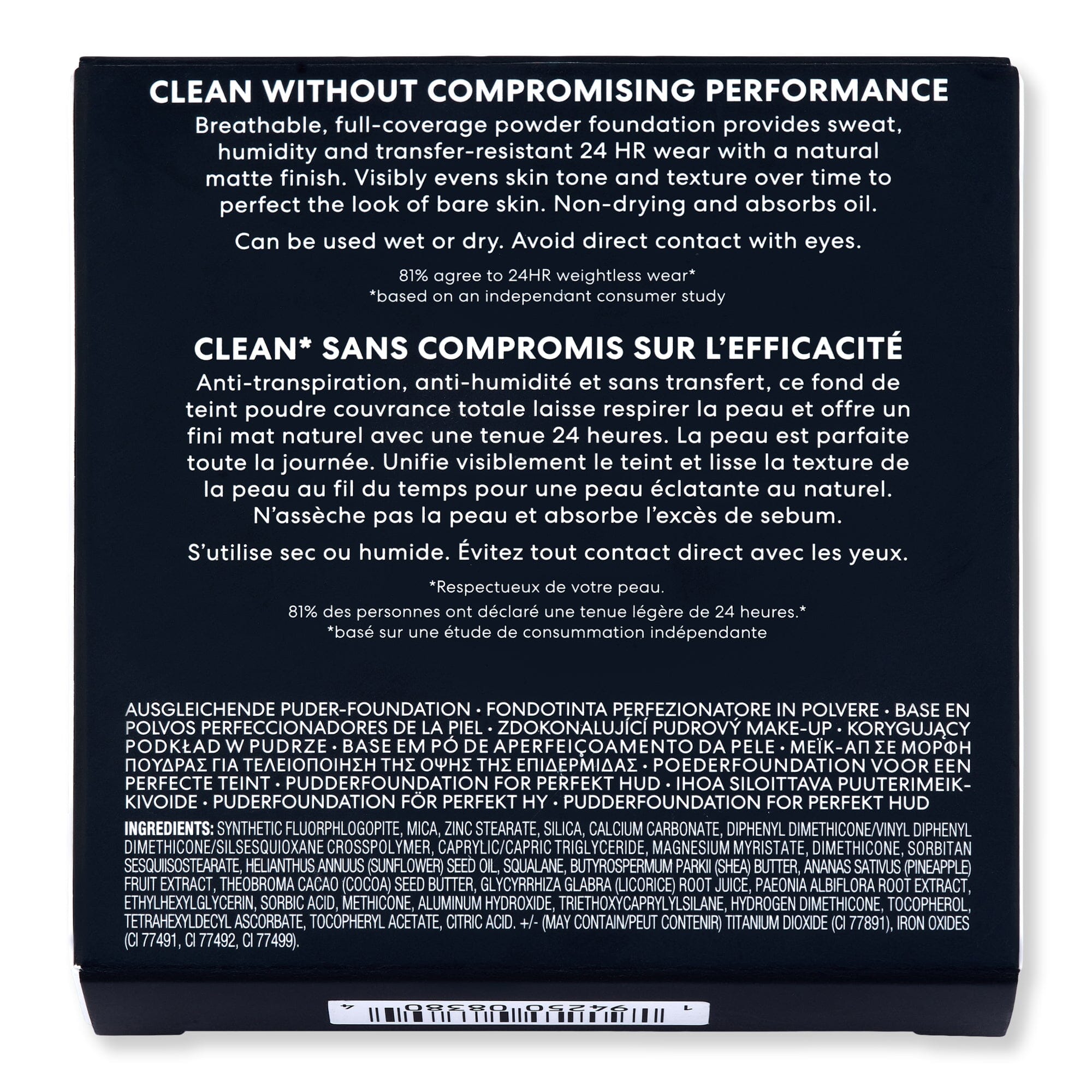 Bareminerals Bareminerals BarePro 24HR Skin-Perfecting Powder Foundation 0.28 oz 8 g Fair 15 Neutral Tinted Moisturizers & Foundations 