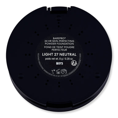 Bareminerals Bareminerals BarePro 24HR Skin-Perfecting Powder Foundation 0.28 oz 8 g Light 27 Neutral Tinted Moisturizers & Foundations 