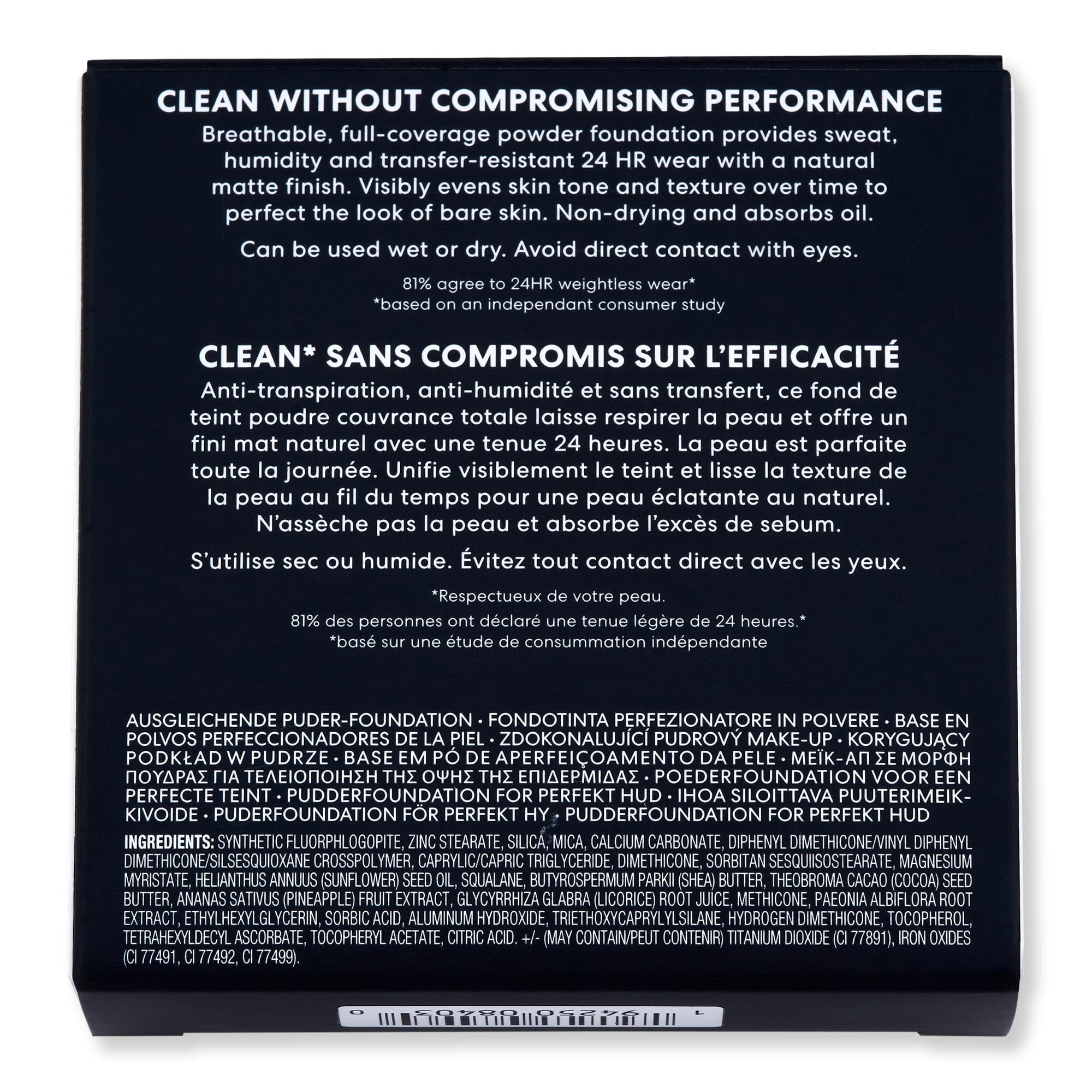 Bareminerals Bareminerals BarePro 24HR Skin-Perfecting Powder Foundation 0.28 oz 8 g Medium Deep 45 Warm Tinted Moisturizers & Foundations 