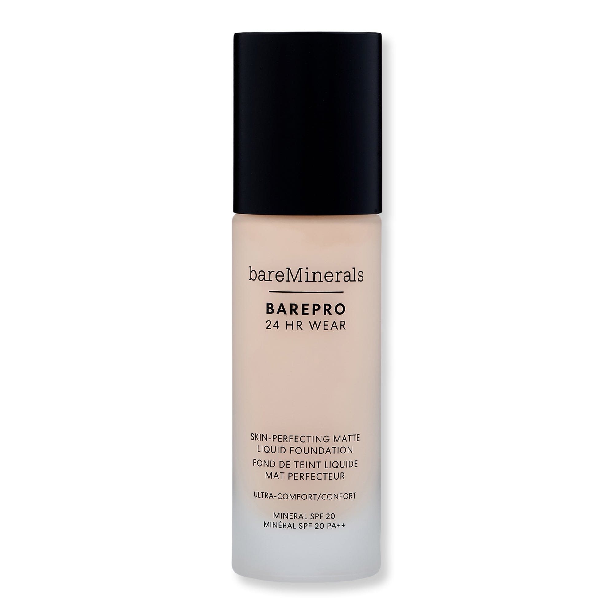 Bareminerals Bareminerals BarePro 24HR Wear Skin-Perfecting Matte Liquid Foundation Mineral SPF 20 Tinted Moisturizers & Foundations 1 oz Fair 10 Neutral 