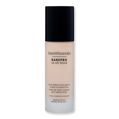 Bareminerals Bareminerals BarePro 24HR Wear Skin-Perfecting Matte Liquid Foundation Mineral SPF 20 Tinted Moisturizers & Foundations 1 oz Fair 10 Neutral 