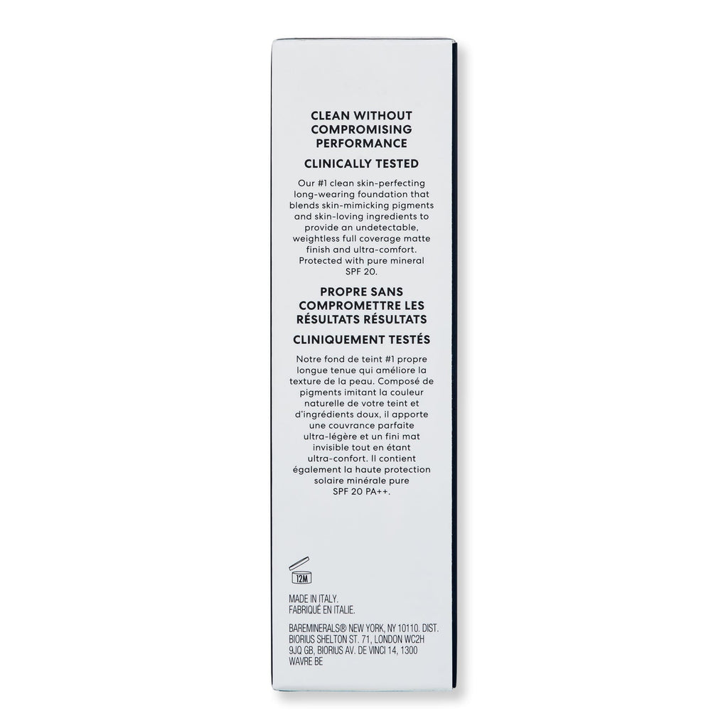 Bareminerals Bareminerals BarePro 24HR Wear Skin-Perfecting Matte Liquid Foundation Mineral SPF 20 Tinted Moisturizers & Foundations 
