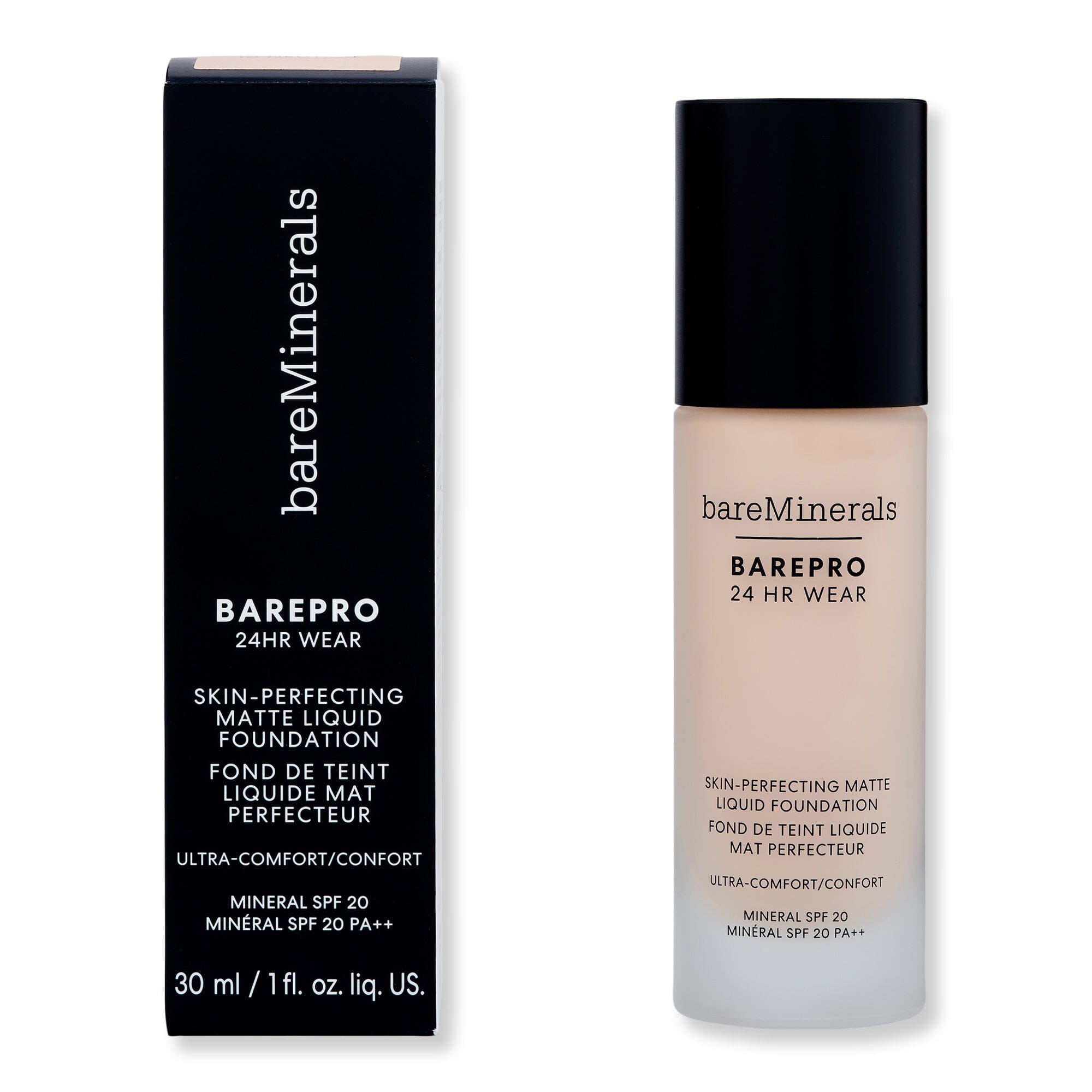 Bareminerals Bareminerals BarePro 24HR Wear Skin-Perfecting Matte Liquid Foundation Mineral SPF 20 Tinted Moisturizers & Foundations 