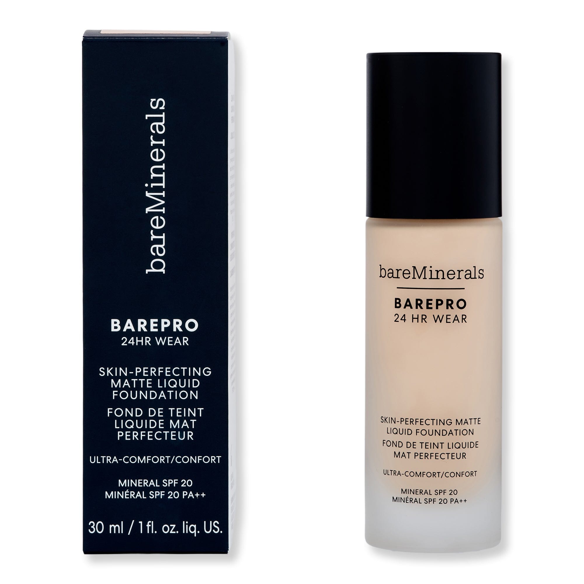 Bareminerals Bareminerals BarePro 24HR Wear Skin-Perfecting Matte Liquid Foundation Mineral SPF 20 Tinted Moisturizers & Foundations 