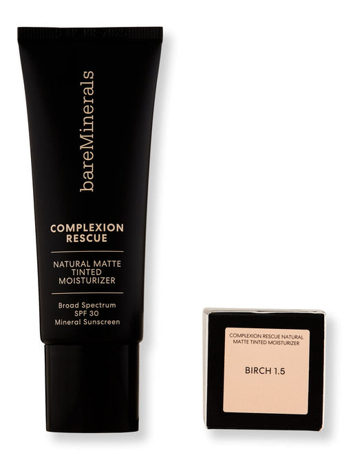 Bareminerals Bareminerals Complexion Rescue Natural Matte Tinted Moisturizer Mineral SPF 30 Face Moisturizers 1.18 oz / 35 ml Birch 1.5 