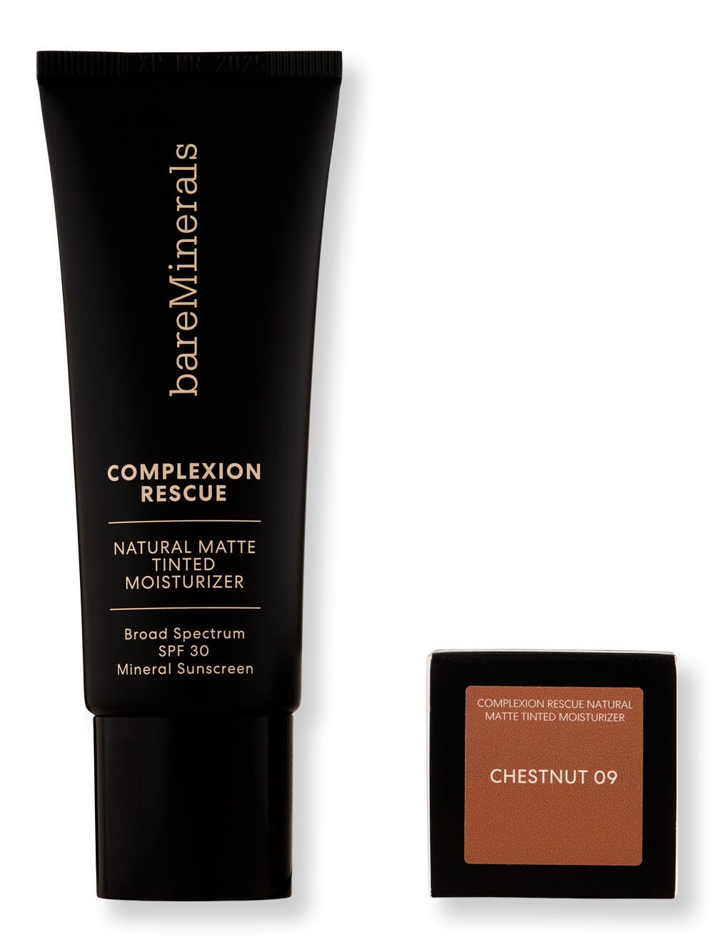 Bareminerals Bareminerals Complexion Rescue Natural Matte Tinted Moisturizer Mineral SPF 30 Face Moisturizers 1.18 oz / 35 ml Chestnut 09 