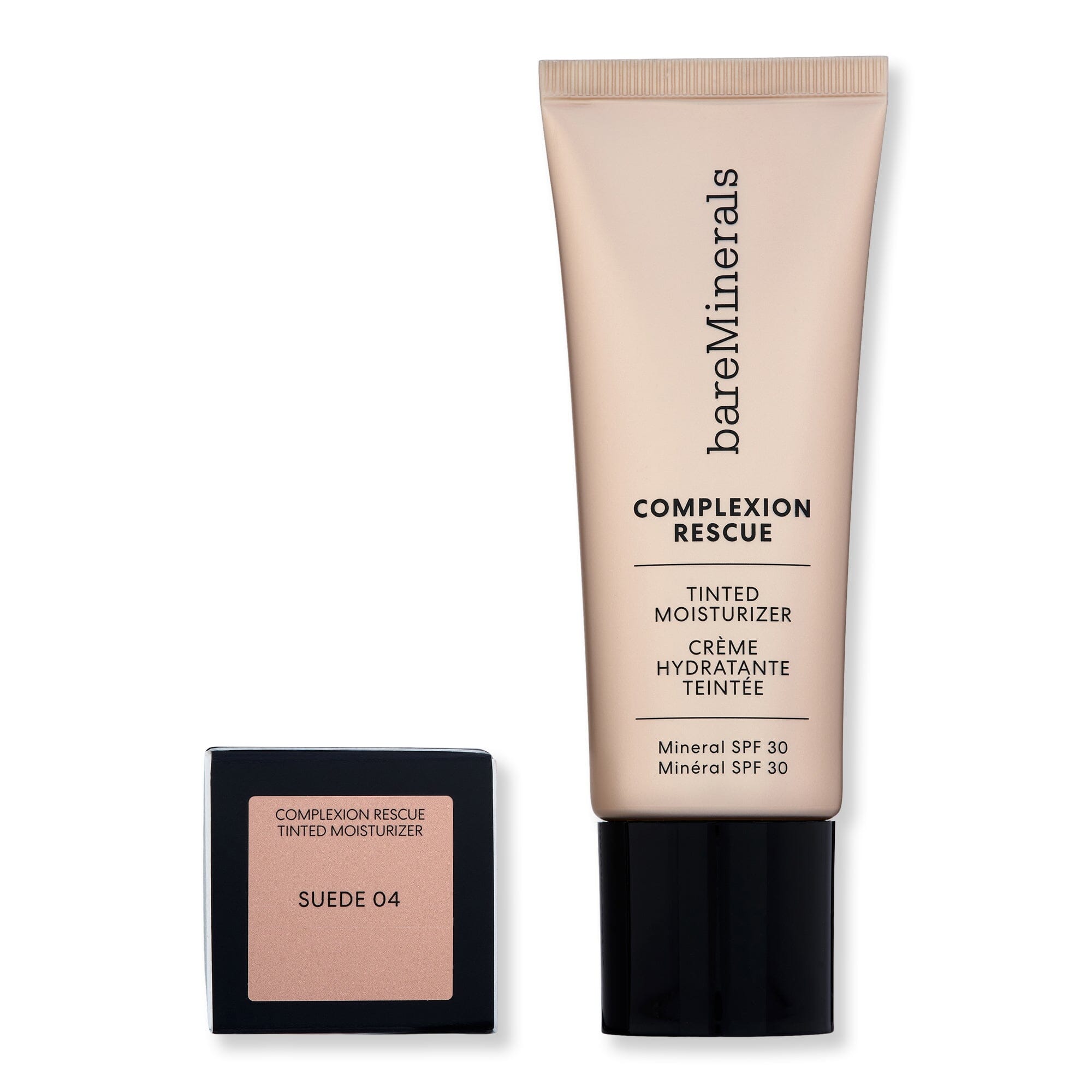 Bareminerals Bareminerals Complexion Rescue Tinted Moisturizer SPF 30 1.18 fl oz 35 ml Suede 04 Tinted Moisturizers & Foundations 