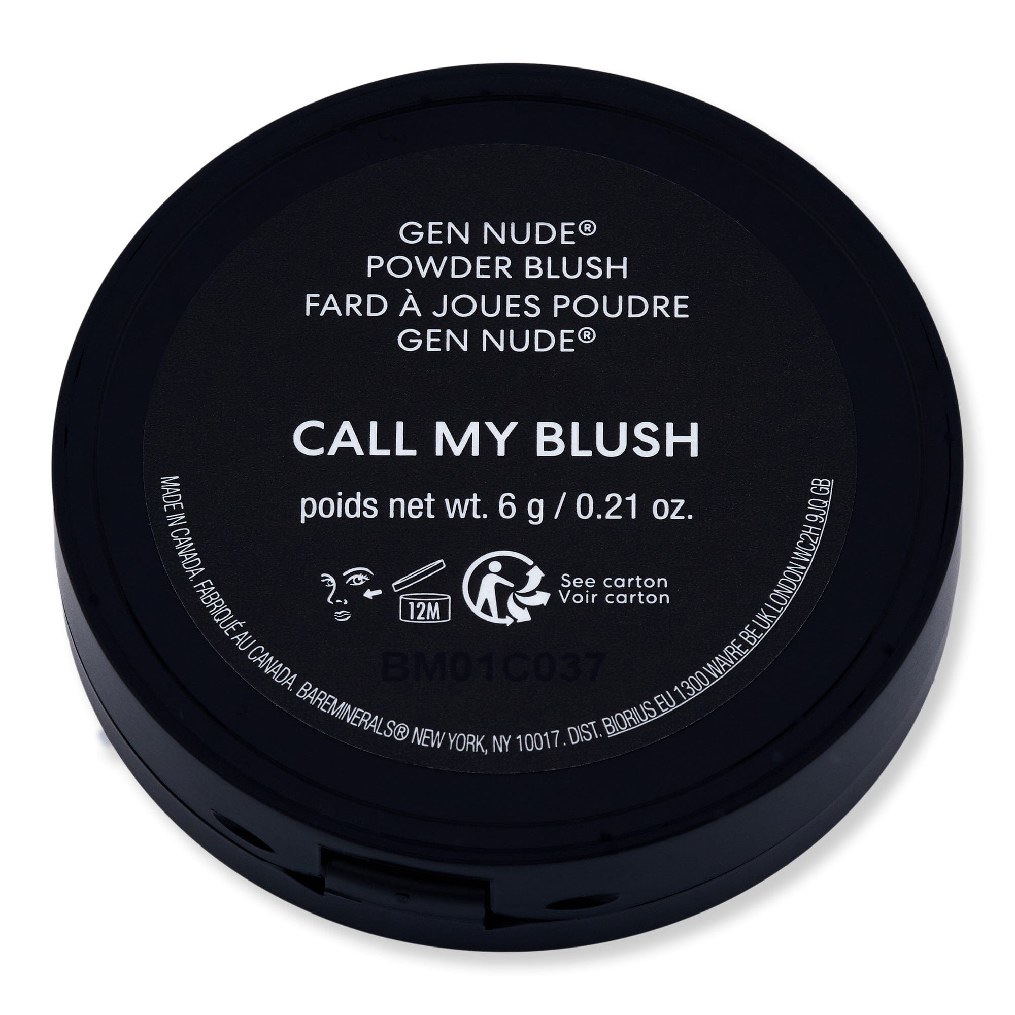 Bareminerals Bareminerals Gen Nude Powder Blush 0.21 oz 6 g Call My Blush Blushes & Bronzers 