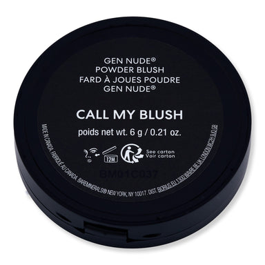 Bareminerals Bareminerals Gen Nude Powder Blush 0.21 oz 6 g Call My Blush Blushes & Bronzers 