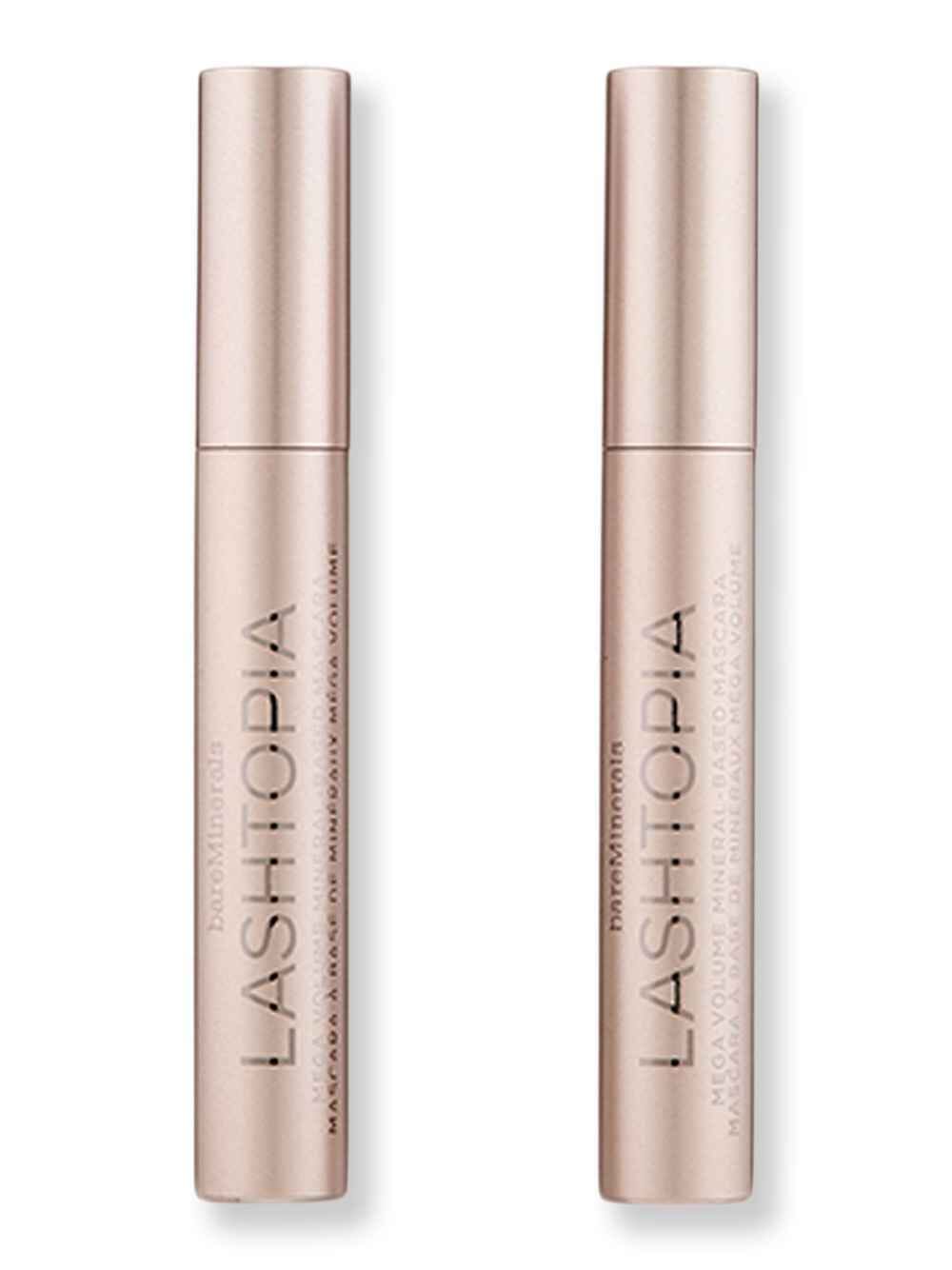 Bareminerals Bareminerals Lashtopia Mega Volume Mineral-Based Mascara Ultimate Black 2 Ct 0.40 oz12 ml Mascara 