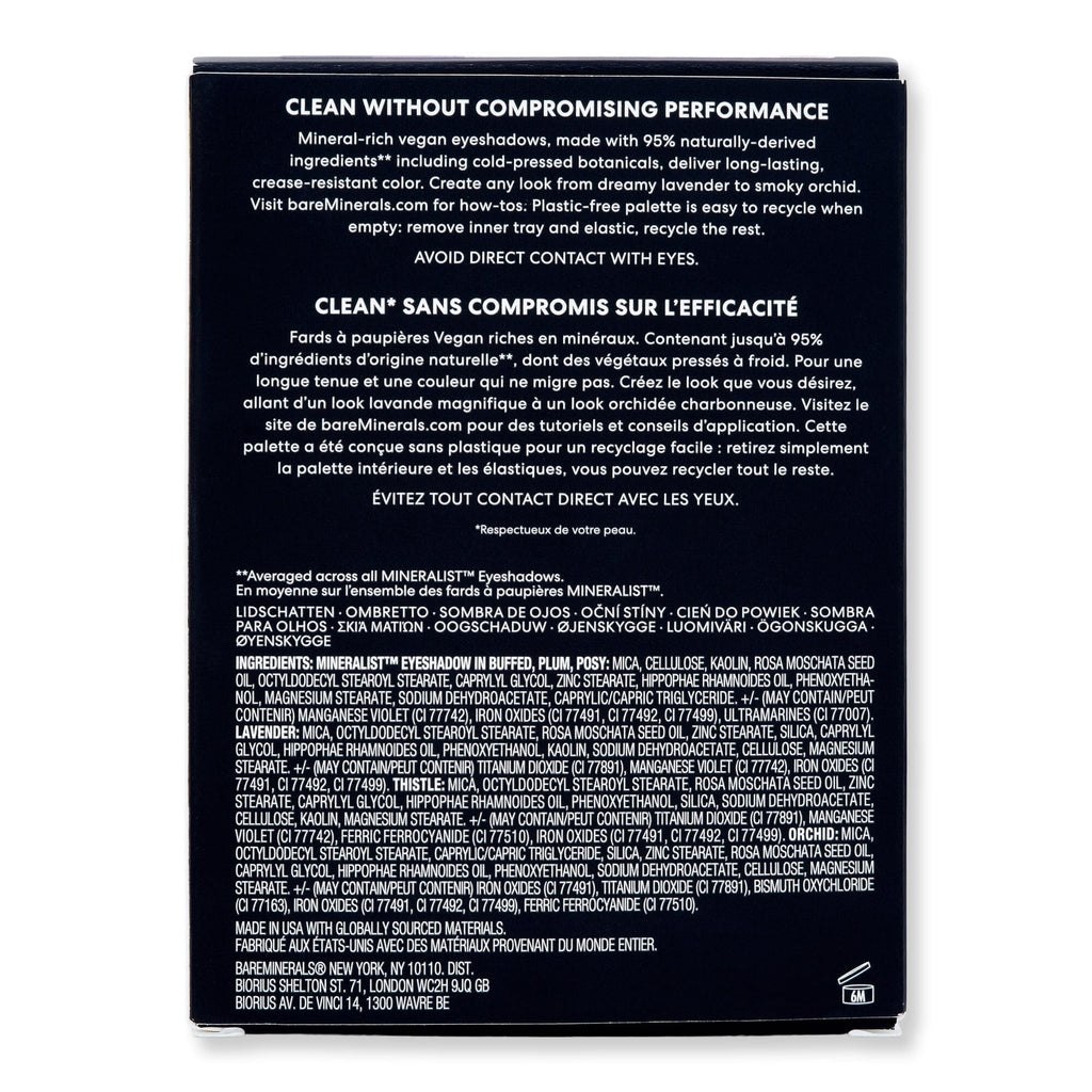 Bareminerals Bareminerals Mineralist Heathered Eyeshadow Palette Shadows 