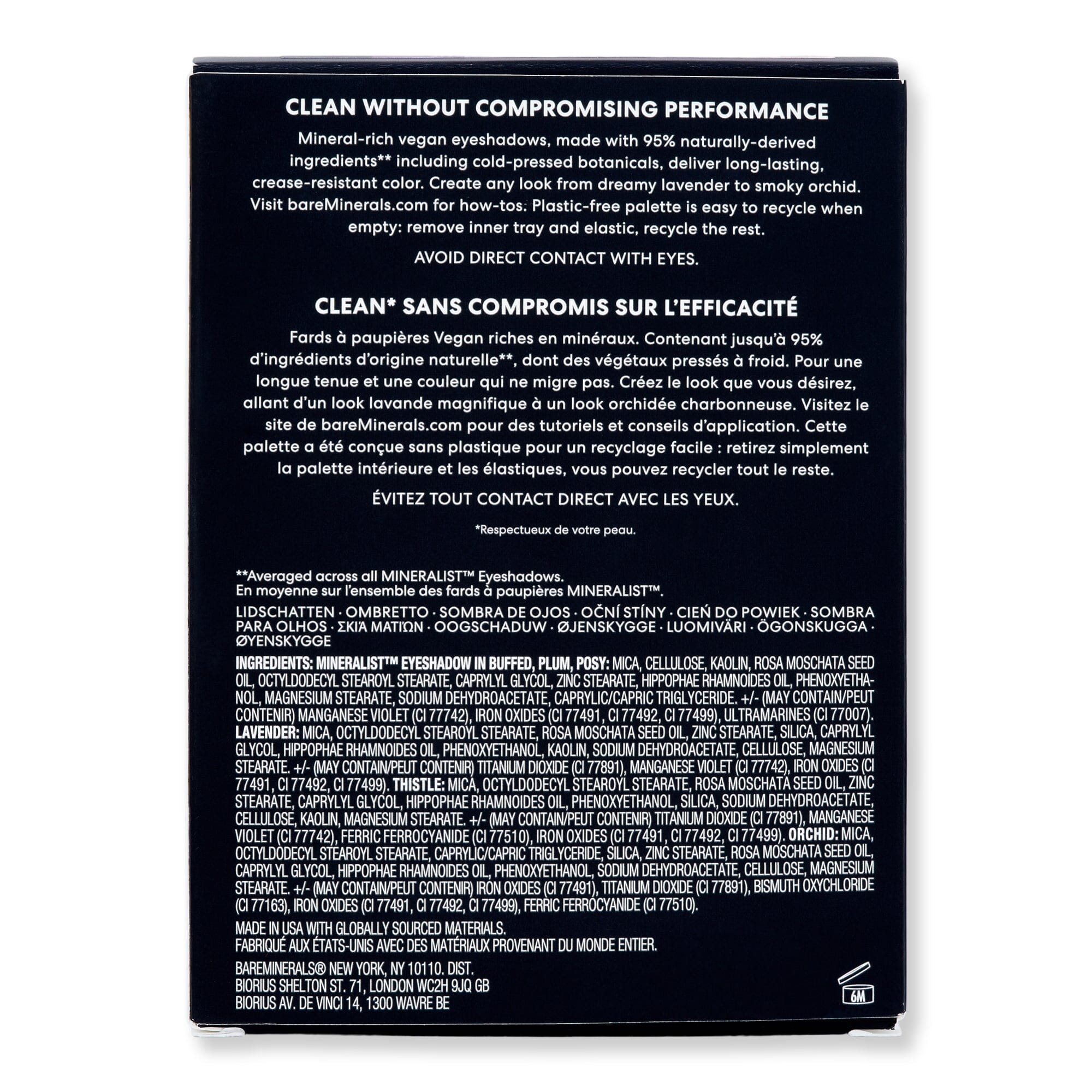Bareminerals Bareminerals Mineralist Heathered Eyeshadow Palette Shadows 