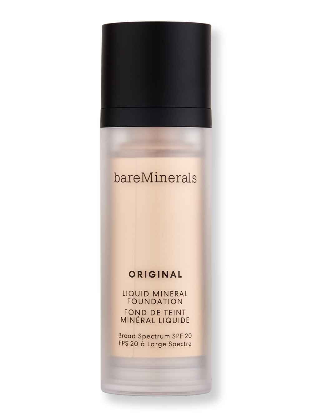 Bareminerals Bareminerals Original Liquid Mineral Foundation Broad Spectrum SPF 20 Fairly Light 03 1 oz30 ml Tinted Moisturizers & Foundations 