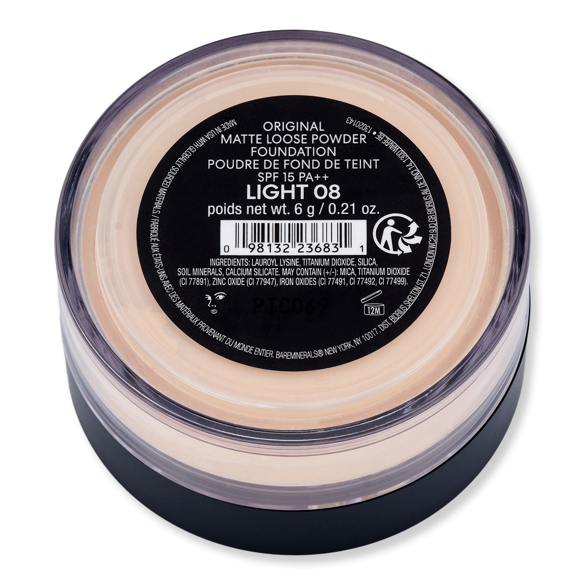 Bareminerals Bareminerals Original Matte Loose Powder Foundation Broad Spectrum SPF 15 Tinted Moisturizers & Foundations 