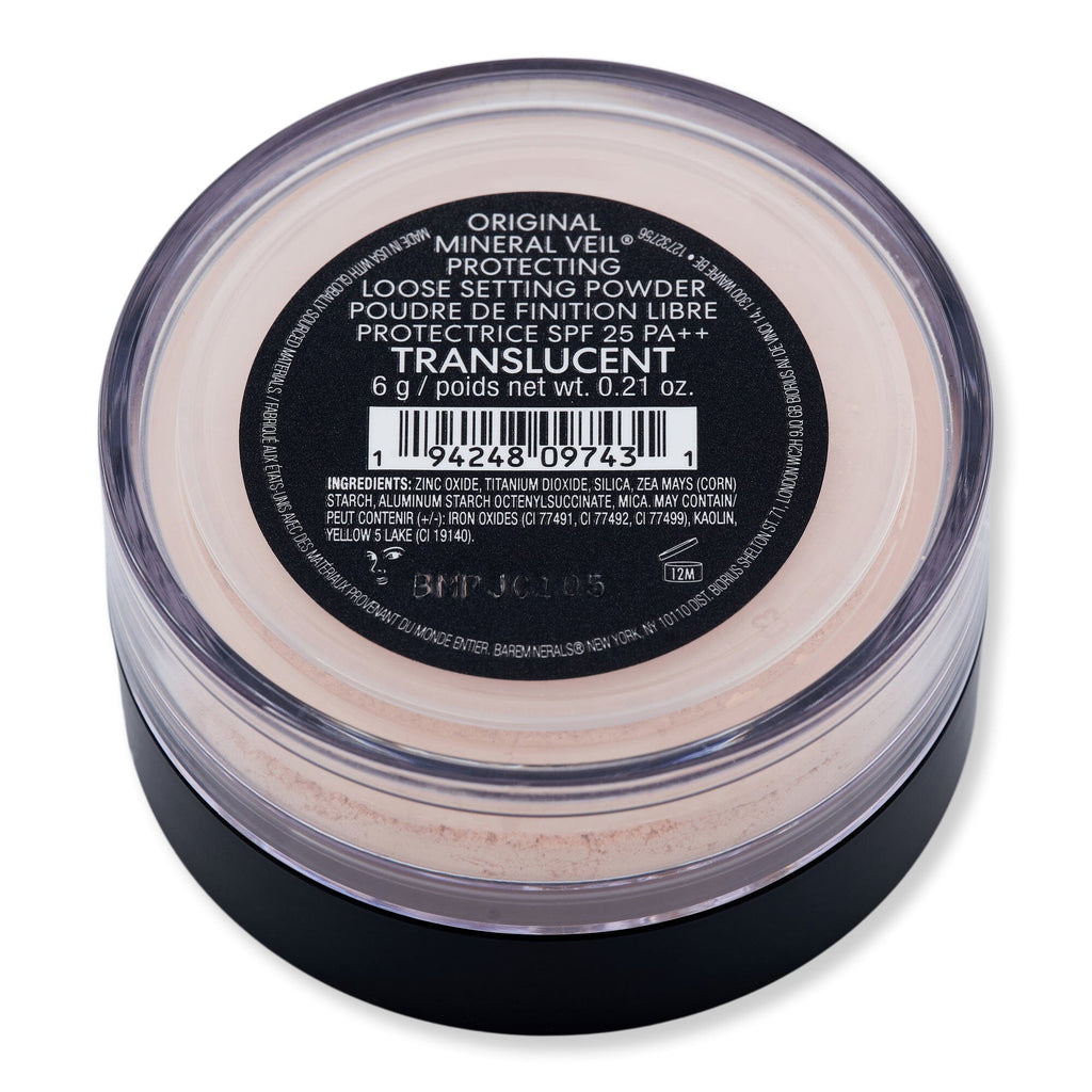 Bareminerals Bareminerals Original Mineral Veil Loose Setting Powder Broad Spectrum SPF 25 Setting Sprays & Powders 