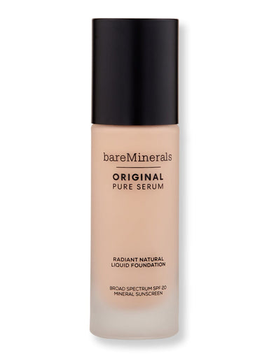 Bareminerals Bareminerals Original Pure Serum Radiant Natural Liquid Foundation Mineral SPF 20 1 oz 30 ml Fair Neutral 1.5 Tinted Moisturizers & Foundations 