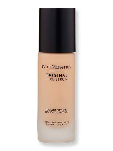 Bareminerals Bareminerals Original Pure Serum Radiant Natural Liquid Foundation Mineral SPF 20 1 oz 30 ml Light Warm 2.5 Tinted Moisturizers & Foundations 