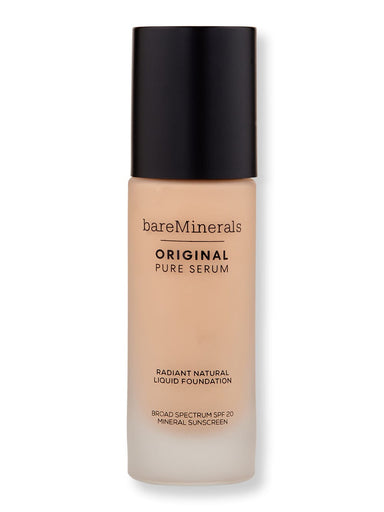 Bareminerals Bareminerals Original Pure Serum Radiant Natural Liquid Foundation Mineral SPF 20 1 oz 30 ml Light Warm 2.5 Tinted Moisturizers & Foundations 