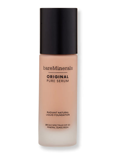 Bareminerals Bareminerals Original Pure Serum Radiant Natural Liquid Foundation Mineral SPF 20 1 oz 30 ml Medium Cool 3.5 Tinted Moisturizers & Foundations 