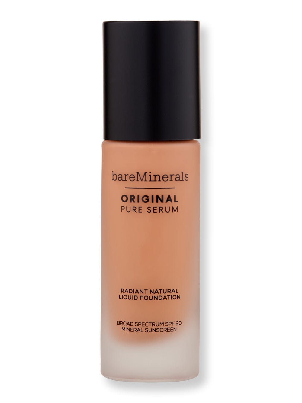 Bareminerals Bareminerals Original Pure Serum Radiant Natural Liquid Foundation Mineral SPF 20 1 oz 30 ml Medium Deep Cool 4.5 Tinted Moisturizers & Foundations 