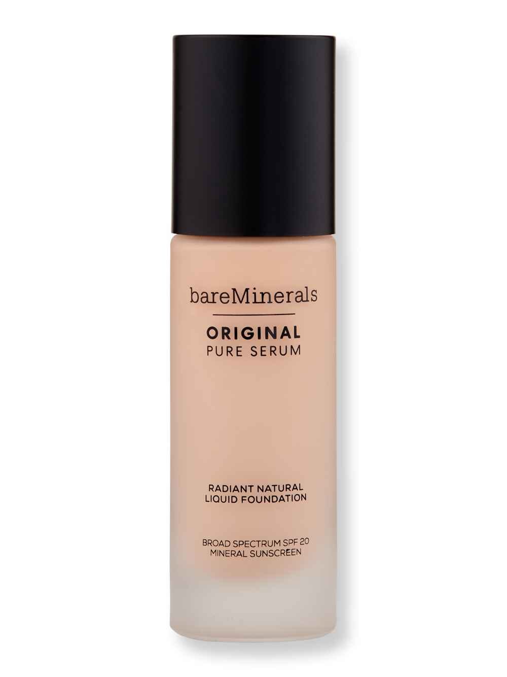 Bareminerals Bareminerals Original Pure Serum Radiant Natural Liquid Foundation Mineral SPF 20 1 oz30 mlLight Cool 2 Tinted Moisturizers & Foundations 