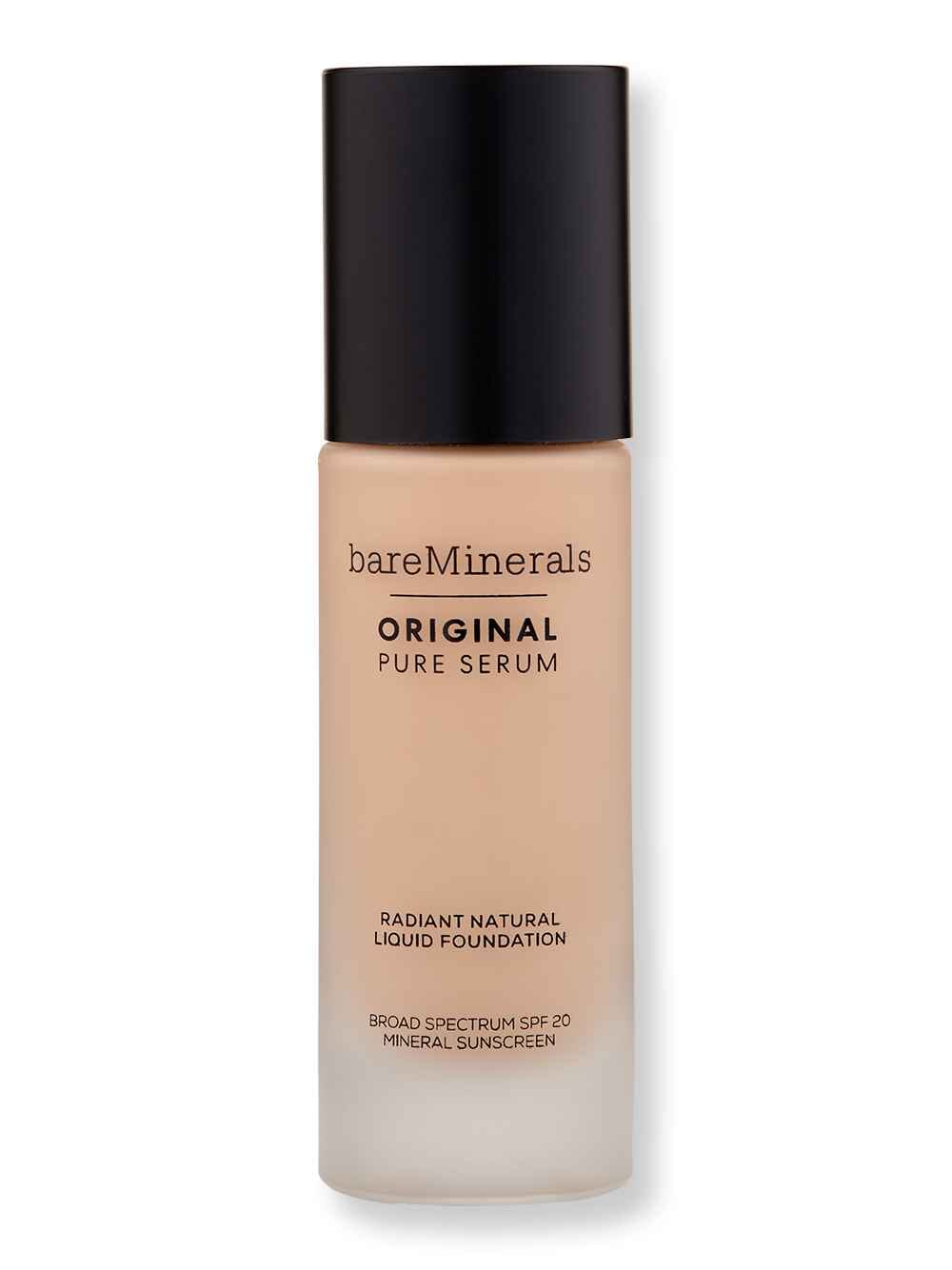 Bareminerals Bareminerals Original Pure Serum Radiant Natural Liquid Foundation Mineral SPF 20 1 oz30 mlLight Neutral 2.5 Tinted Moisturizers & Foundations 