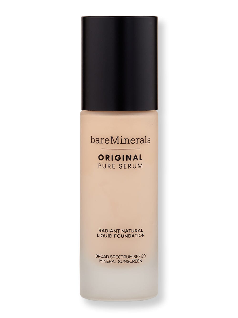 Bareminerals Bareminerals Original Pure Serum Radiant Natural Liquid Foundation Mineral SPF 20 Tinted Moisturizers & Foundations 1 oz / 30 ml Fair Warm 1 