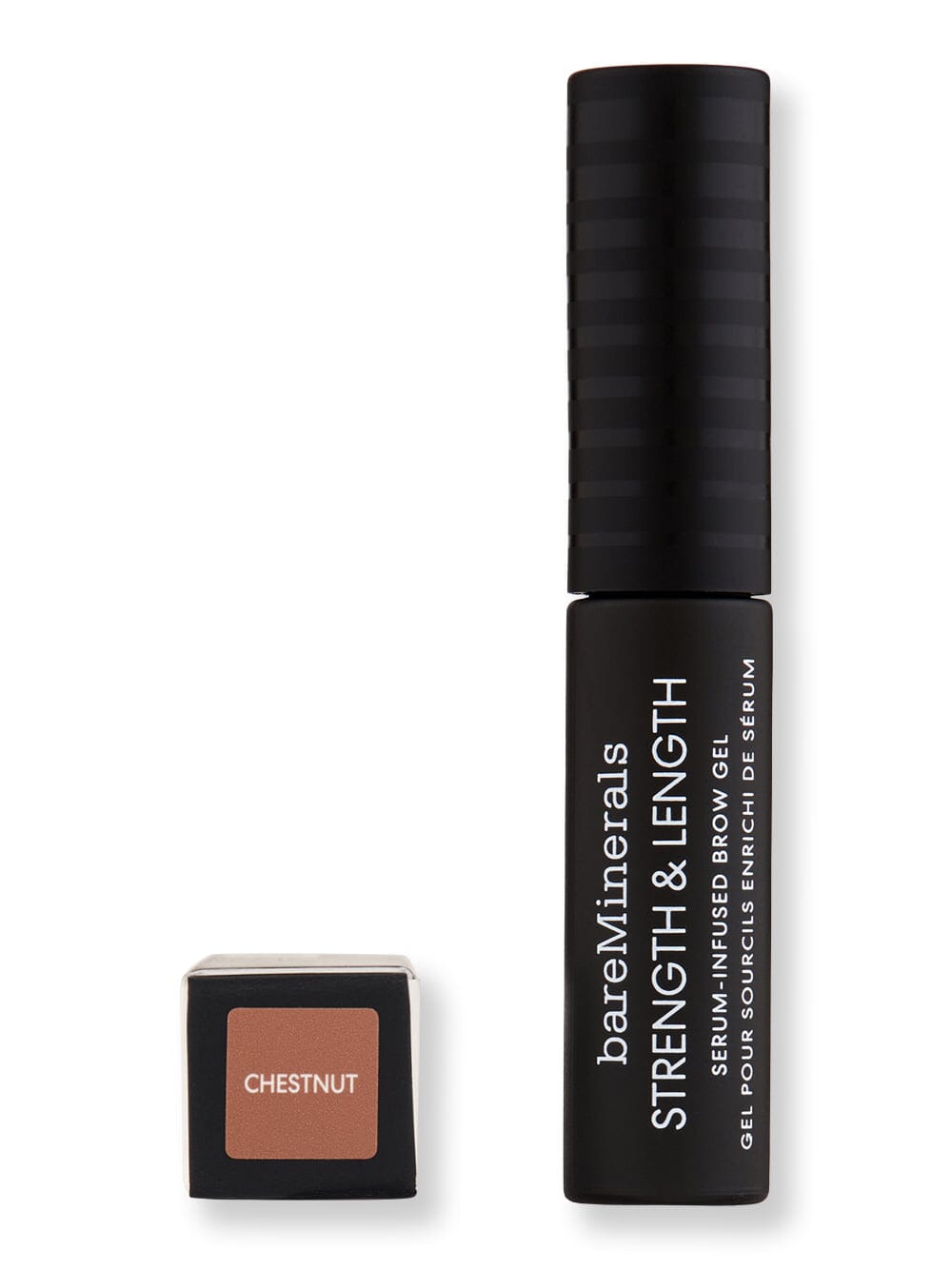 Bareminerals Bareminerals Strength & Length Serum-Infused Brow Gel 0.16 fl oz 5 ml Chestnut Eyebrows 