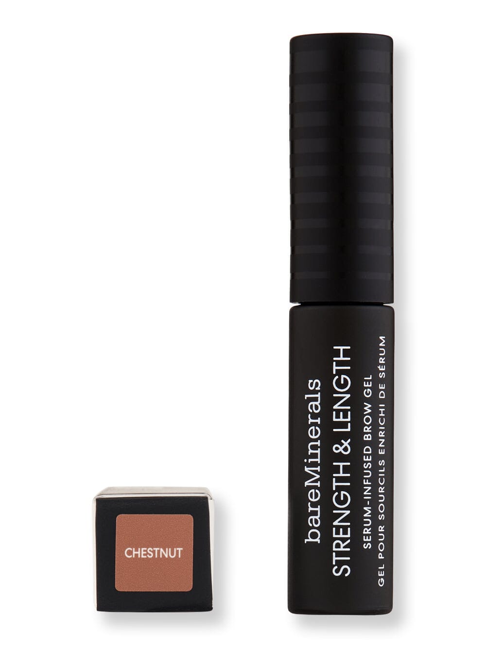 Bareminerals Bareminerals Strength & Length Serum-Infused Brow Gel Eyebrows 0.16 fl oz / 5 ml Chestnut 