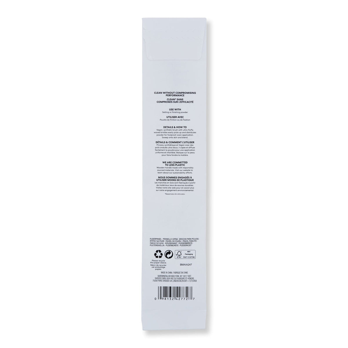 Bareminerals Bareminerals Supreme Finisher Brush Makeup Brushes 