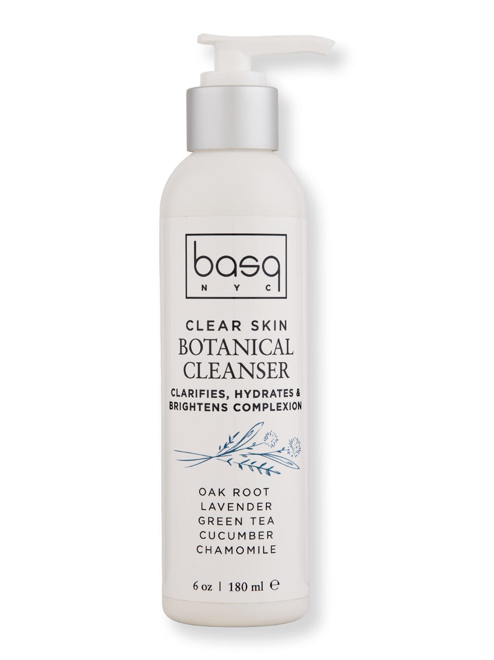 Basq NYC Basq NYC Clear Skin Botanical Face Cleanser 6 fl oz Face Cleansers 