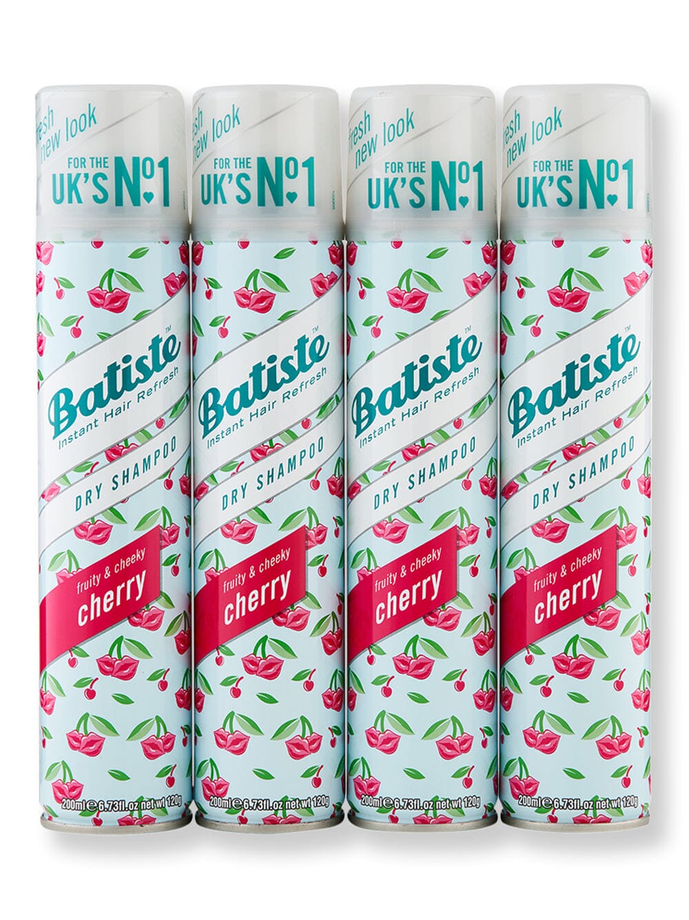 Batiste Batiste Dry Shampoo Cherry 4 Ct 6.73 oz Dry Shampoos 