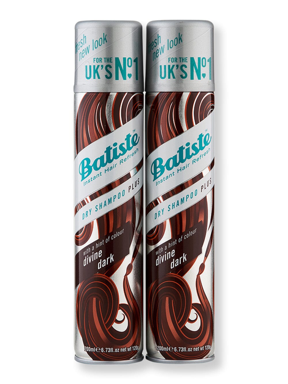 Batiste Batiste Dry Shampoo Plus Divine Dark 2 Ct 6.73 oz Dry Shampoos 