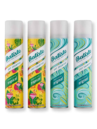 Batiste Batiste Dry Shampoo Tropical 2 Ct 6.73 oz & Original 2 Ct 6.73 oz Dry Shampoos 