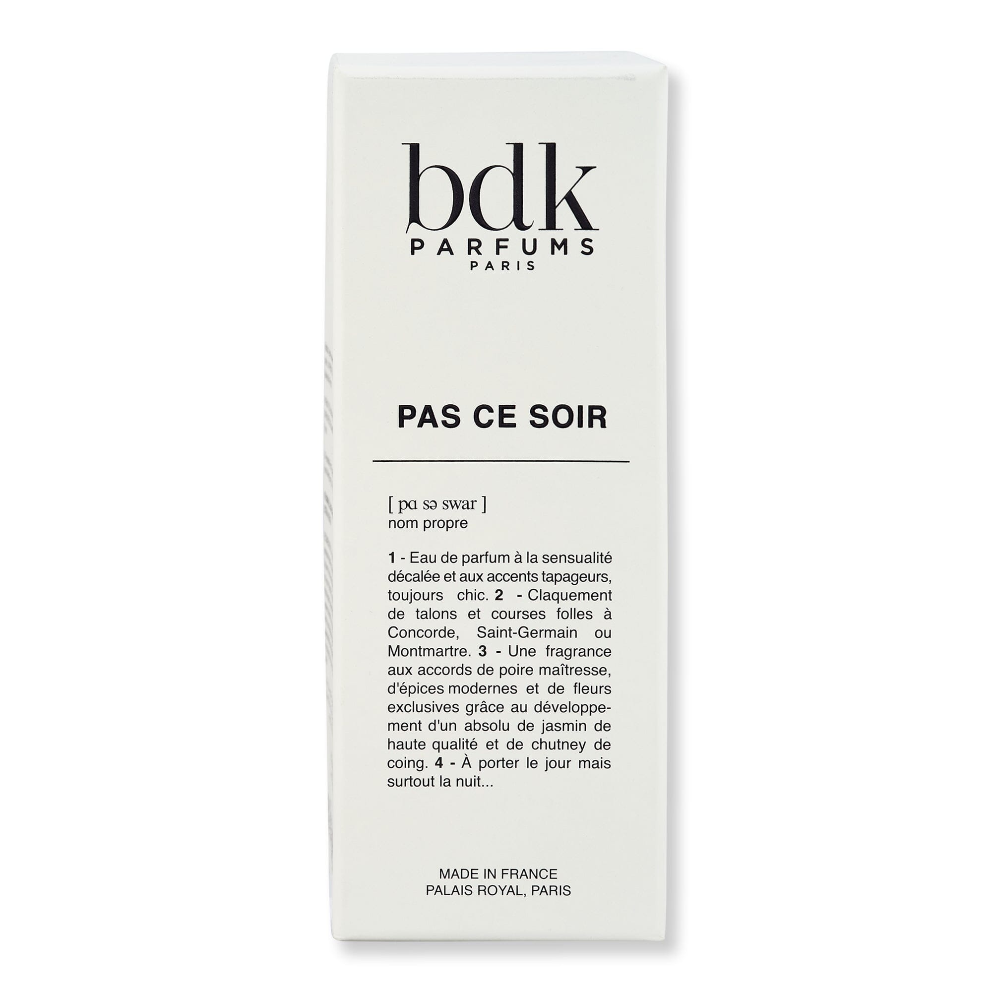 BDK Parfums BDK Parfums Pas Ce Soir Eau de Parfum Perfume 