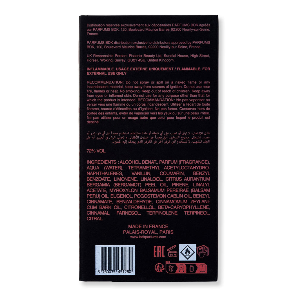 BDK Parfums BDK Parfums Rouge Smoking Extrait de Parfum Perfume 