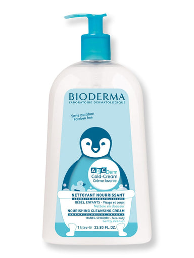 Bioderma Bioderma ABCDerm Cold Cream Cleansing Cream 33.4 fl oz 1 L Baby Shampoos & Washes 