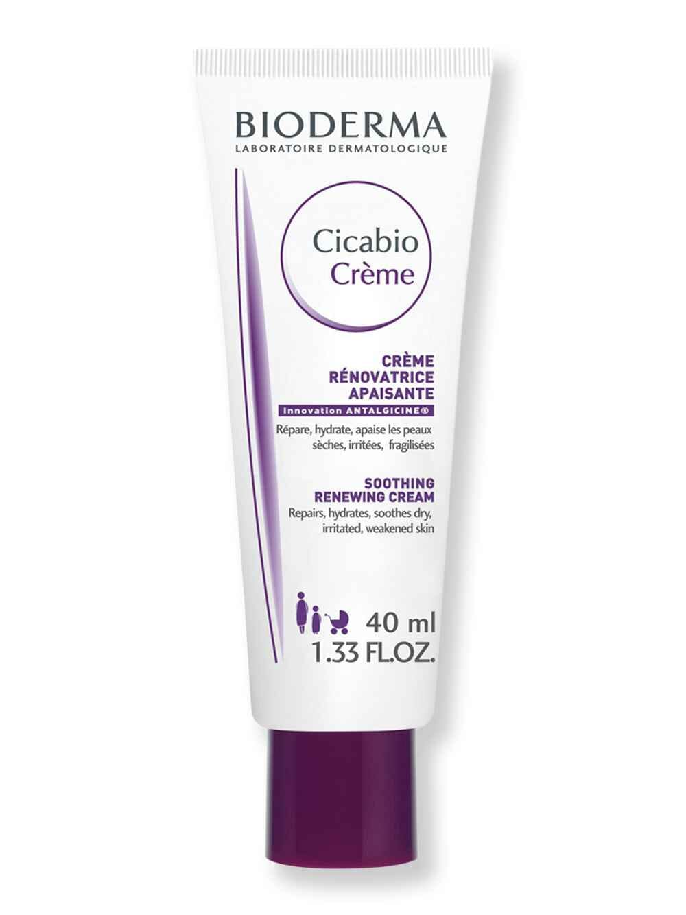 Bioderma Bioderma Cicabio Cream 1.35 fl oz40 ml Skin Care Treatments 