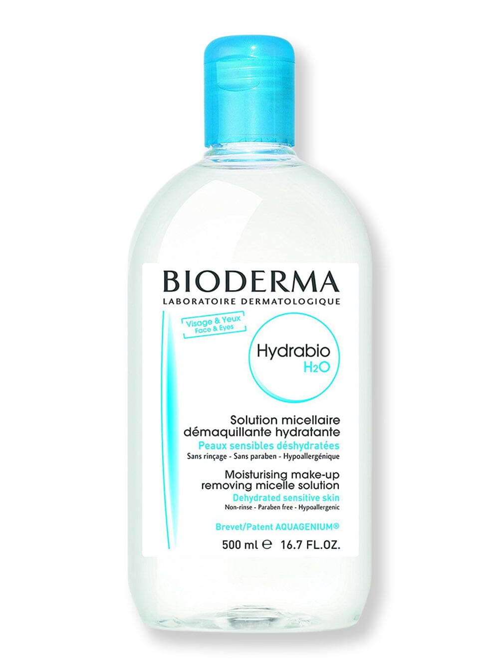 Bioderma Bioderma Hydrabio H2O 16.9 fl oz 500 ml Face Cleansers 