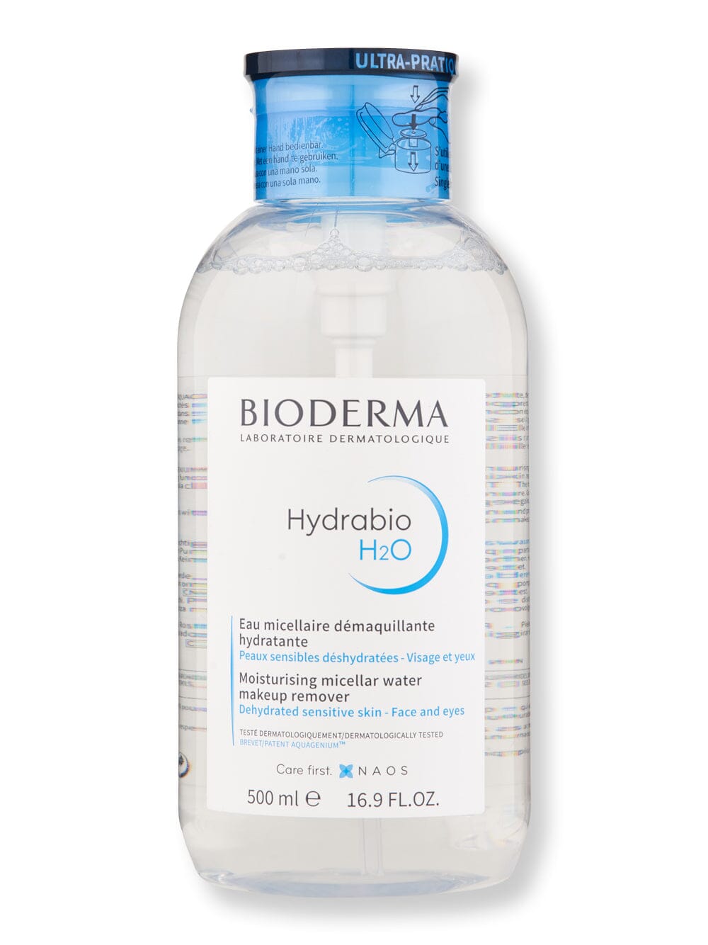 Bioderma Bioderma Hydrabio H2O with Pump 16.7 fl oz500 ml Face Cleansers 