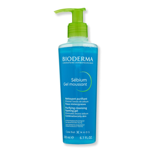 Bioderma Bioderma Sebium Foaming Gel with Pump Face Cleansers 6.7 fl oz / 200 ml 