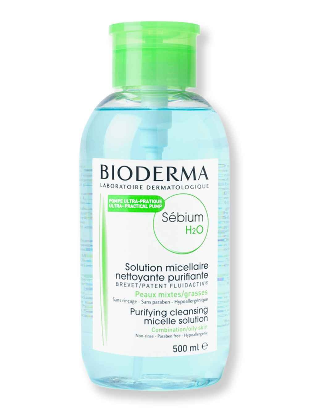 Bioderma Bioderma Sebium H2O with Pump 16.9 fl oz500 ml Face Cleansers 