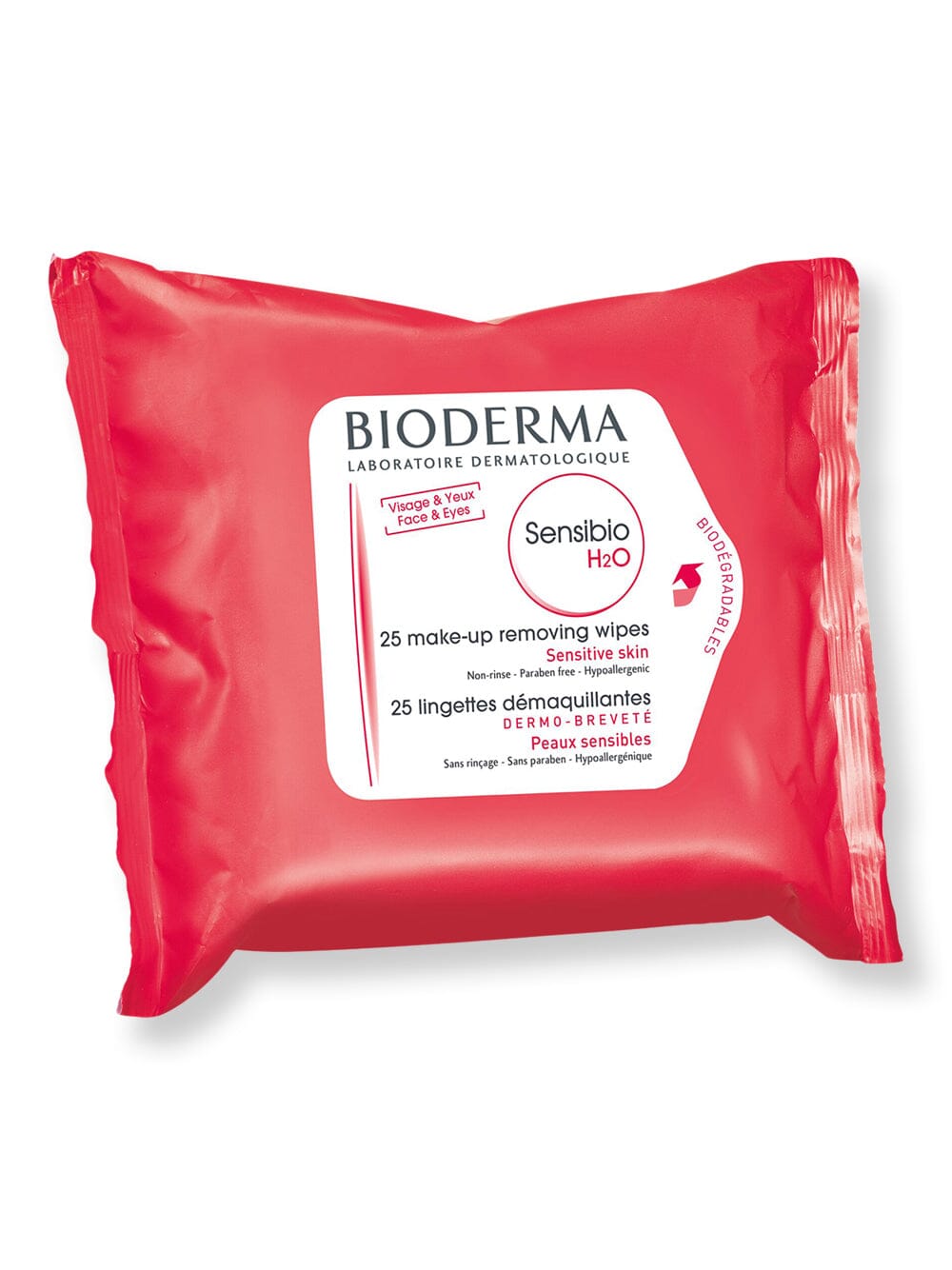 Bioderma Bioderma Sensibio H2O Wipes Makeup Removers 25 Ct 