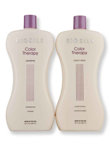 Biosilk Biosilk Color Therapy Shampoo & Conditioner 34 oz Hair Care Value Sets 