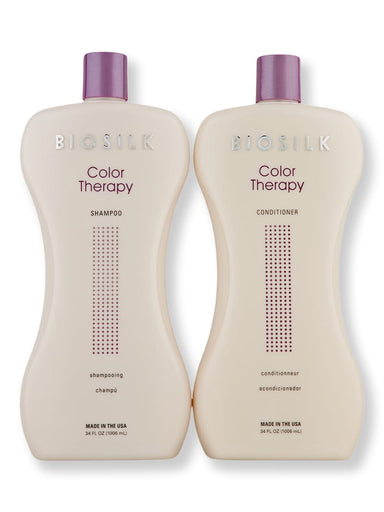 Biosilk Biosilk Color Therapy Shampoo & Conditioner 34 oz Hair Care Value Sets 