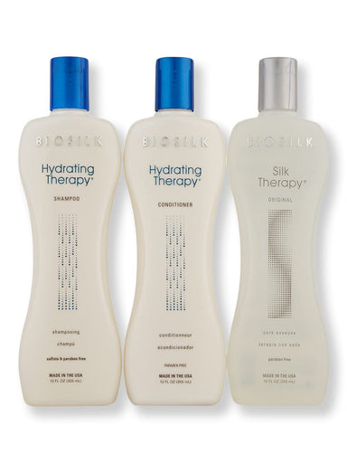 Biosilk Biosilk Hydrating Therapy Shampoo & Conditioner 12 oz & Silk Therapy 12 oz Hair Care Value Sets 