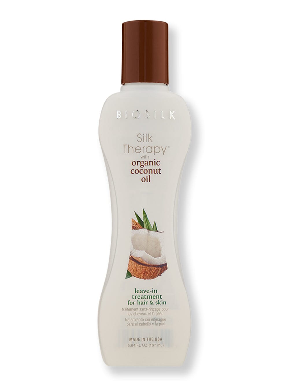 Biosilk Biosilk Silk Therapy Organic Coconut Oil Leave-in Treatment For Hair & Skin Hair & Scalp Repair 5.64 oz 
