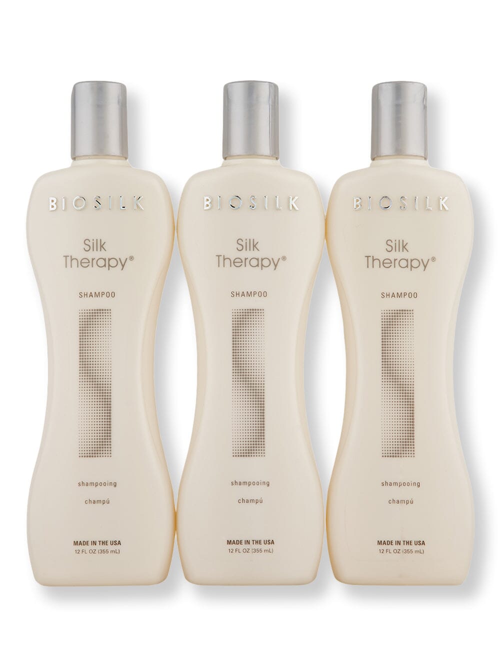 Biosilk Biosilk Silk Therapy Shampoo 3 Ct 12 oz Shampoos 