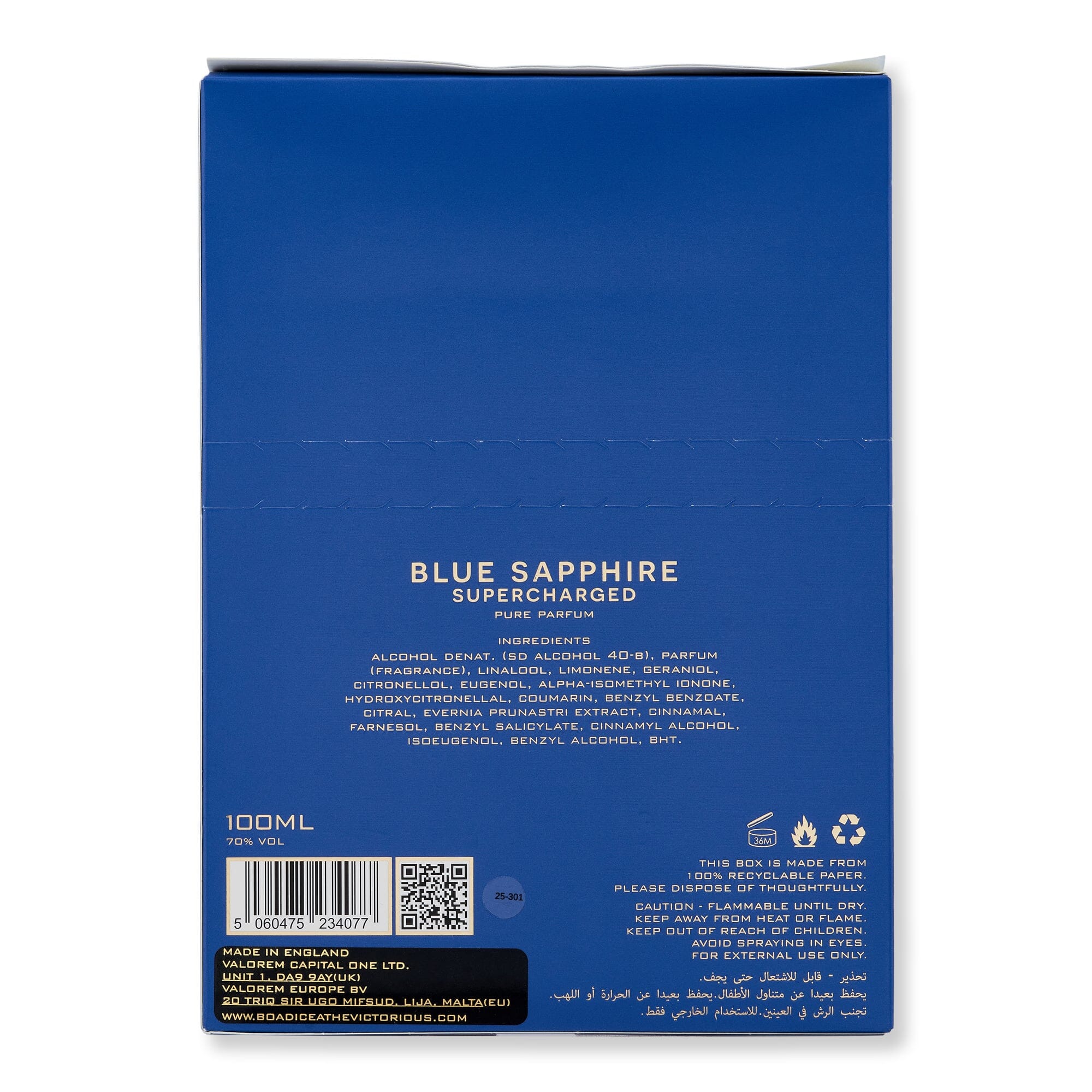 Boadicea the Victorious Boadicea the Victorious Blue Sapphire Supercharged Eau de Parfum Perfume 